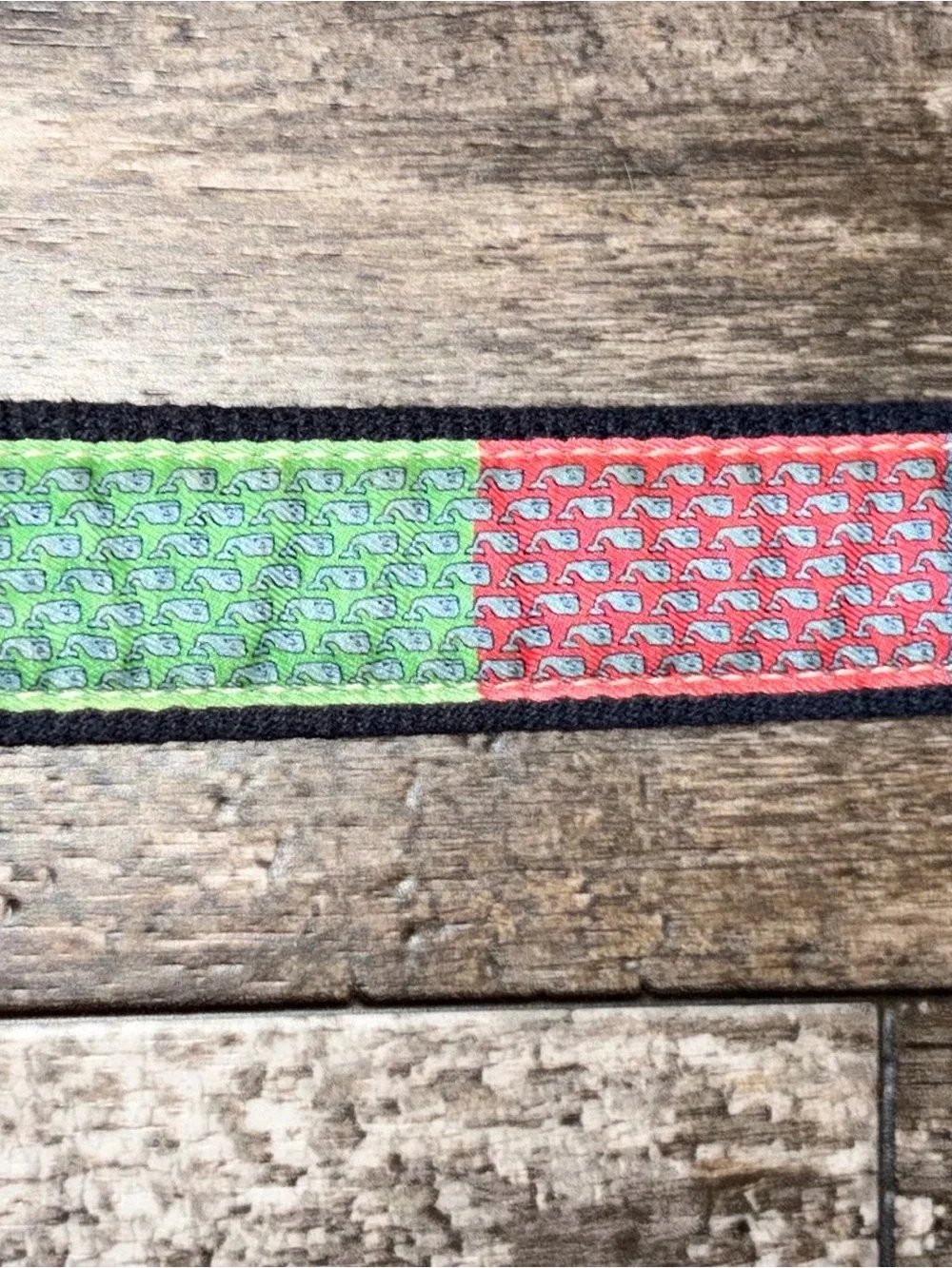 Vineyard Vines Belt with Leather Accents